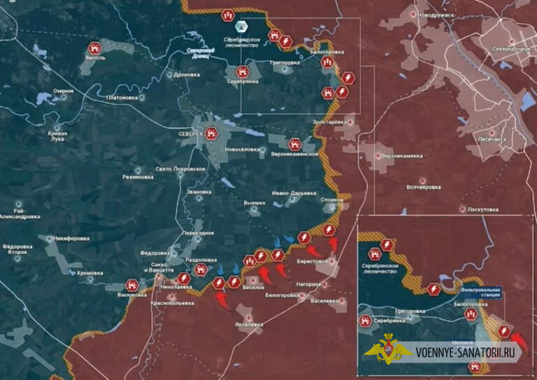 Свежая карта боевых действий на Украине Свежая карта боевых действий на Украине